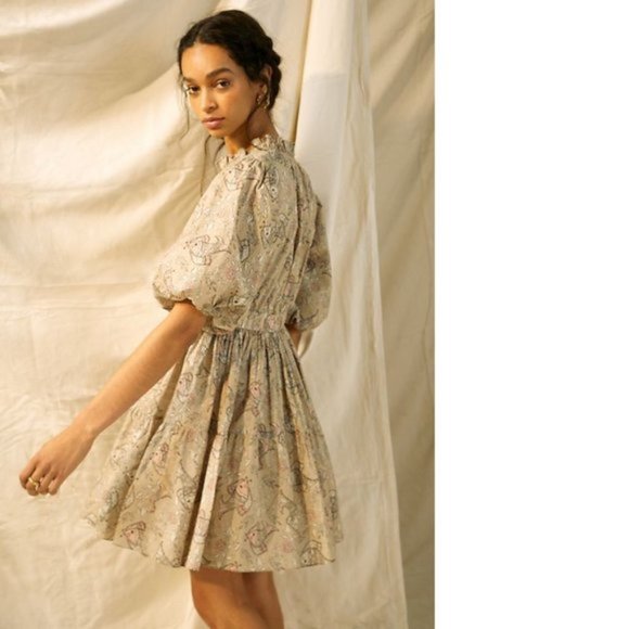 Anthropologie Let Me Be Celeste Mini Dress